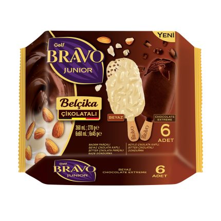 Golf Bravo Junior Chocolate Extreme-Beyaz 6'lı Paket 360 mL