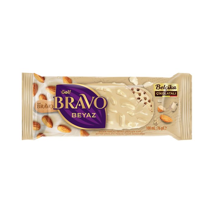 Golf Bravo Belçika Çikolatalı Beyaz 100 mL - Görsel 1
