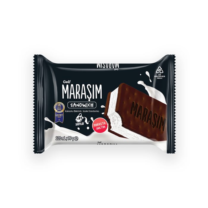 Golf Maraşım %81 Sütlü Sandwich Sade 120 mL - Görsel 1