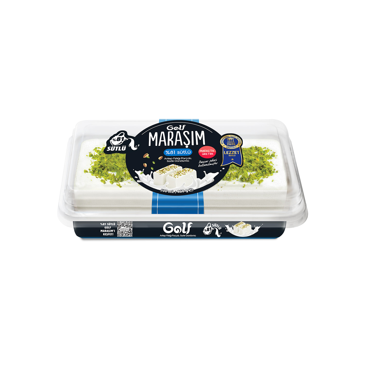 marasim_500_2026 Golf Maraşım %81 Sütlü Sade 500 mL - Görsel 1