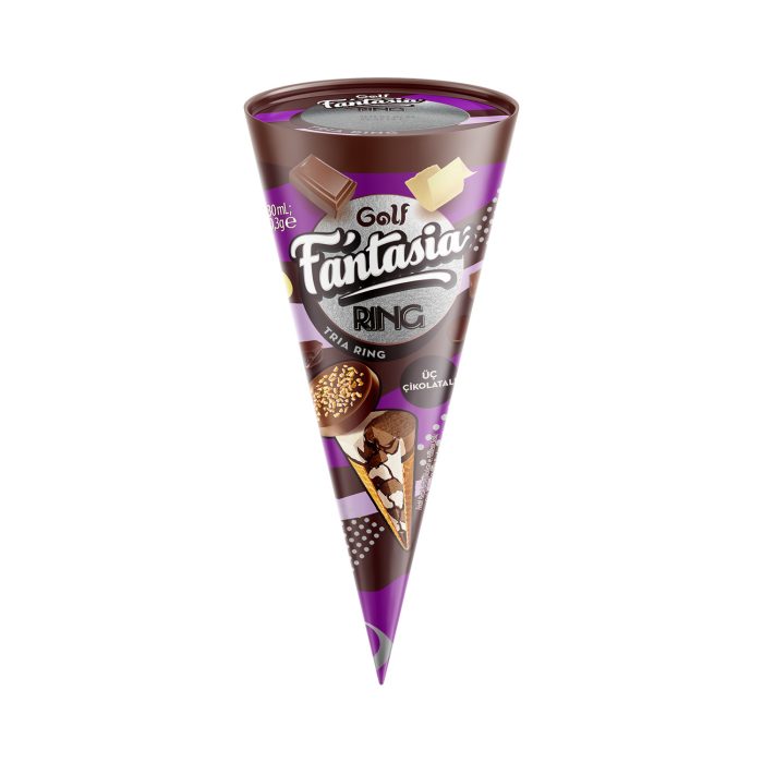 Golf Fantasia Tria Ring Üç Çikolatalı 130 mL - Görsel 1
